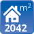 m² construidos: 2042