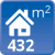 m² construidos: 432