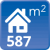 m² construidos: 587