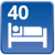 Camere da letto: 40