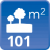 m² de solar: 101