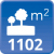 m² de solar: 1102