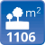 m² de solar: 1106