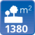 m² de solar: 1380
