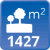 m² de solar: 1427