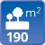 m² de solar: 190