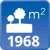 m² de solar: 1968