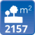 m² de solar: 2157