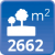 m² de solar: 2662