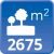 m² de solar: 2675