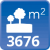 m² de solar: 3676