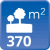 m² de solar: 370