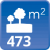 m² de solar: 473