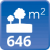m² de solar: 646