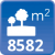 m² de solar: 8582