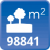 m² de solar: 98841